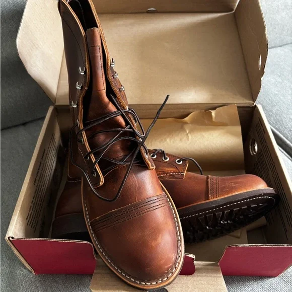 Red Wing Iron Ranger Heritage #8085 Copper men’s 6-inch boot size 11 (brand new) - Picture 3 of 8
